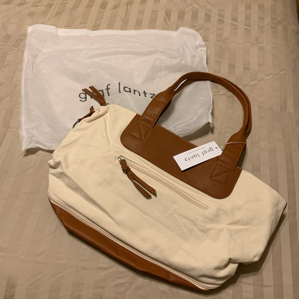 Graf Lantz weekender carry on roomy overnight bag NWT